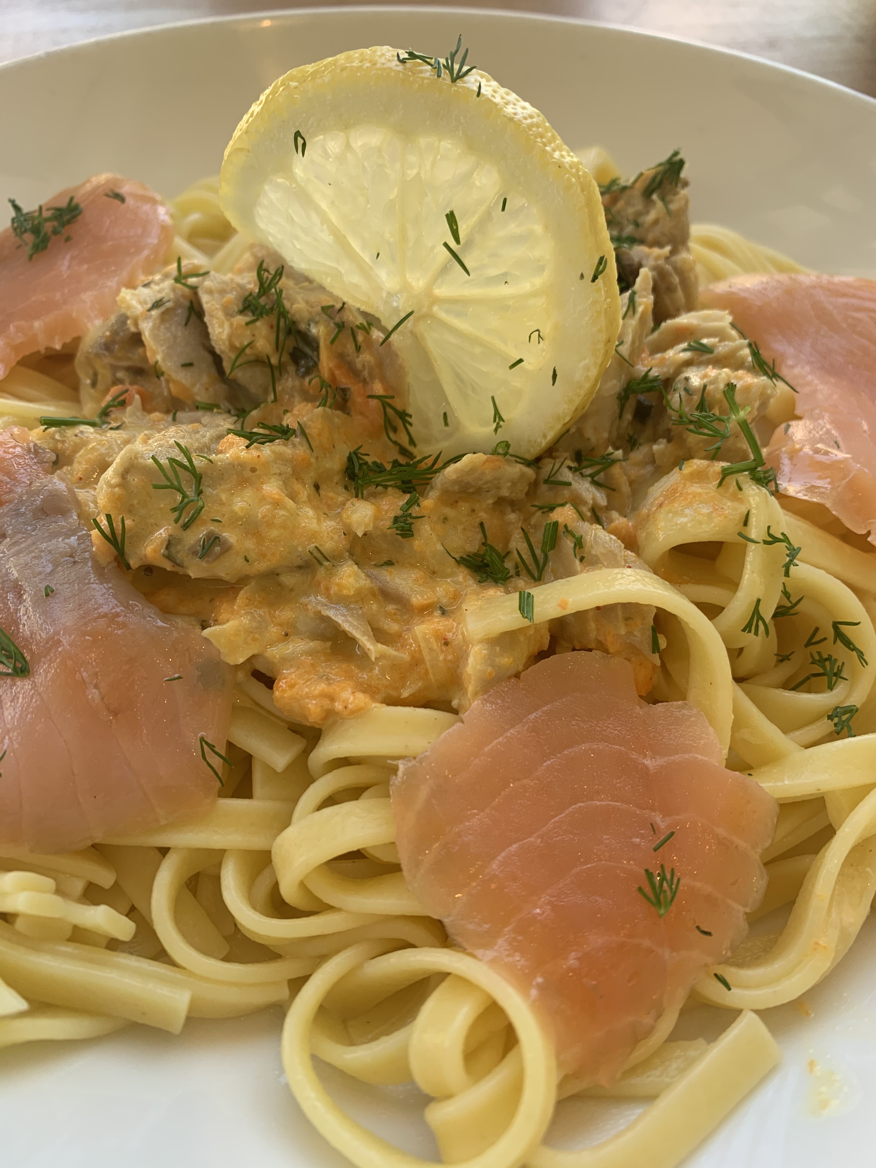 Tagliatelle saumon